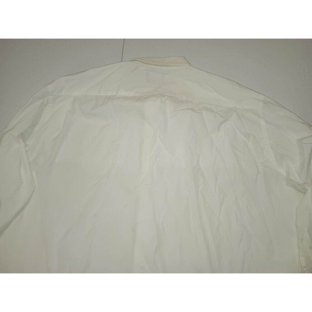 Nautica Men’s Classic White Button‑Up Long Sleeve Shirt Size L - Picture 7 of 7